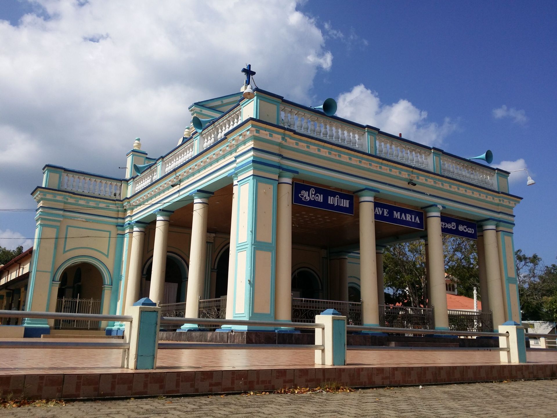 Exterior of Madhu church